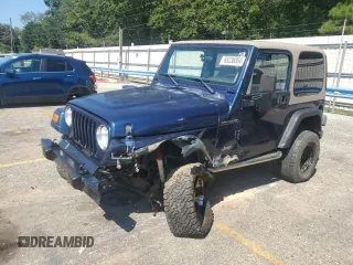 2002 Jeep Wrangler X with VIN 1J4FA39S32P735671, listed as a Copart auction lot 68236084 with 137,587 mi miles and Salvage Title. Bid and sale history available at carsss.com. Image 1.