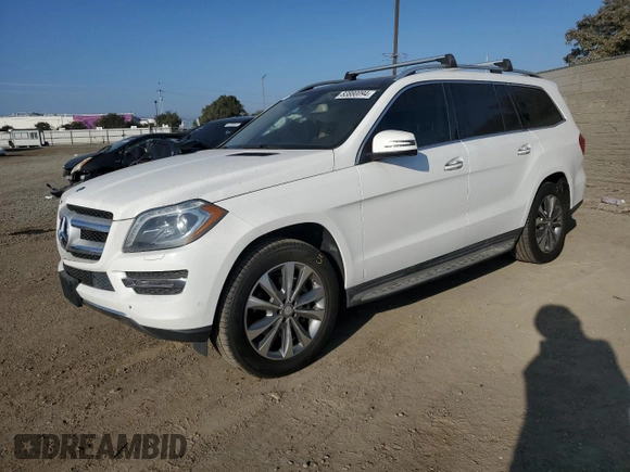 2016 Mercedes-Benz GL with VIN 4JGDF6EE1GA712752, listed as a Copart auction lot 83880094 with 130,442 mi miles and Salvage Title. Bid and sale history available at carsss.com. Image 1.