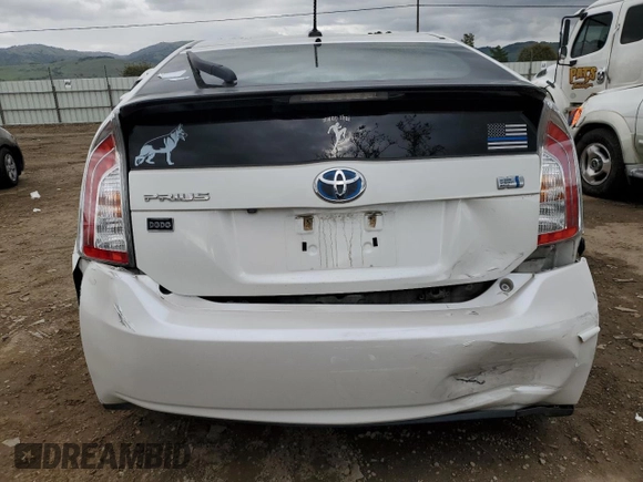 2012 Toyota Prius One z VIN JTDKN3DU4C5524803, wystawiony jako Copart lot #51179305 z przebiegiem 178 113 mil mil oraz Szkoda całkowita • Salvage title. Historia ofert i sprzedaży dostępna na DreamBid. Obrazek 6.