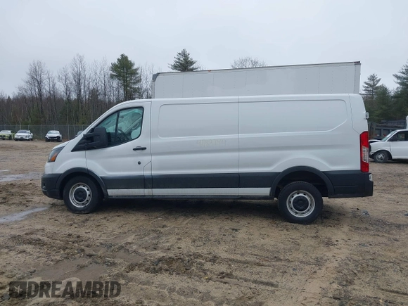 2023 Ford Transit Cargo with VIN 1FTBR1Y80PKA22691, listed as a IAAI auction lot 41789744 with 35,748 mi miles and . Bid and sale history available at DreamBid. Image 14.