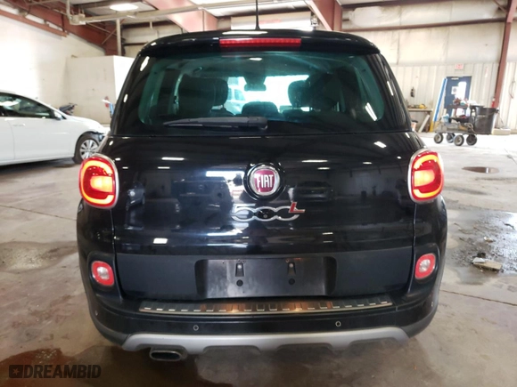 2014 FIAT 500L Trekking with VIN ZFBCFADH1EZ008020, listed as a Copart auction lot 69070084 with 155,287 mi miles and Salvage Title. Bid and sale history available at carsss.com. Image 6.