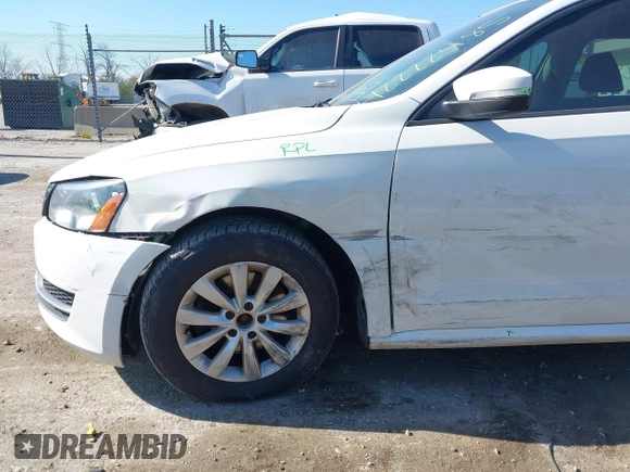 2013 Volkswagen Passat Wolfsburg Edition with VIN 1VWAH7A36DC099987, listed as a IAAI auction lot 42222485 with 106,318 mi miles and . Bid and sale history available at DreamBid. Image 13.