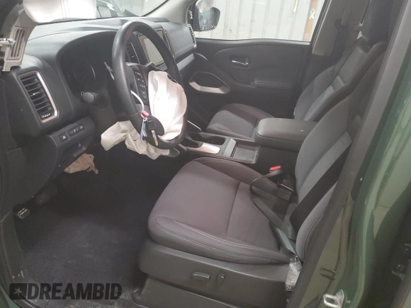 2023 Nissan Frontier SV with VIN 1N6ED1FK3PN637239, listed as a Copart auction lot 49469965 with 17,570 mi miles and Salvage title. Bid and sale history available at DreamBid. Image 7.