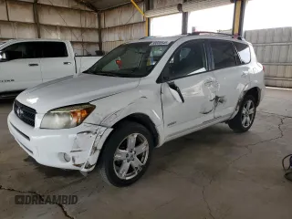 2006 Toyota RAV4 Sport with VIN JTMBD32V765011886, listed as a Copart auction lot 56608545 with 156,087 mi miles and Salvage title. Bid and sale history available at DreamBid. Image 1.