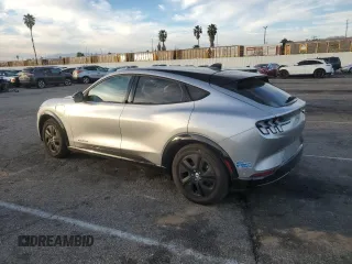 2021 Ford Mustang Mach-E California Route 1 with VIN 3FMTK2R7XMMA36215, listed as a Copart auction lot 43698845 with 55,611 mi miles and Salvage Title. Bid and sale history available at DreamBid. Image 2.