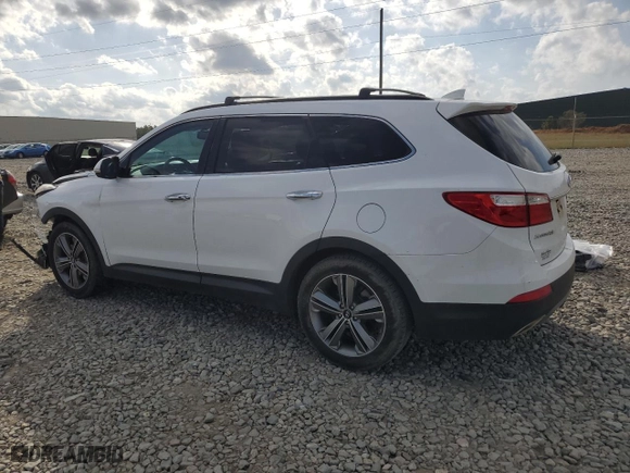 2013 Hyundai Santa Fe Limited with VIN KM8SR4HF4DU033706, listed as a Copart auction lot 45196185 with 92,100 mi miles and Salvage Title. Bid and sale history available at carsss.com. Image 2.