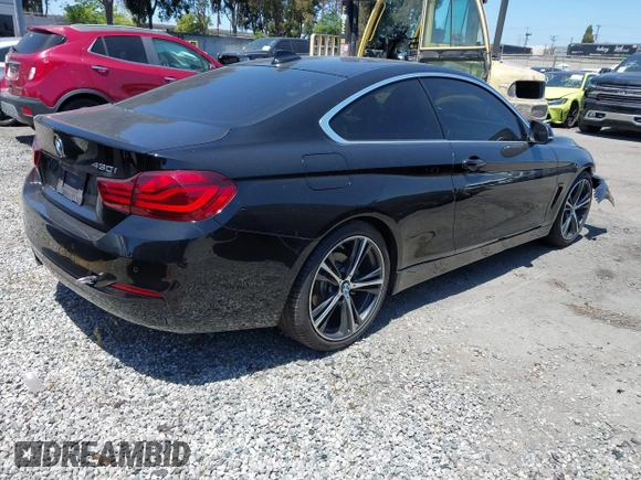 2020 BMW 4 Series 430i with VIN WBA4W3C03LAG91486, listed as a IAAI auction lot 42083927 with 49,261 mi miles and . Bid and sale history available at carsss.com. Image 4.
