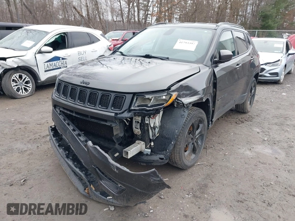 2020 Jeep Compass Latitude with VIN 3C4NJDBB5LT209864, listed as a IAAI auction lot 41793397 with 95,018 mi miles and . Bid and sale history available at DreamBid. Image 6.