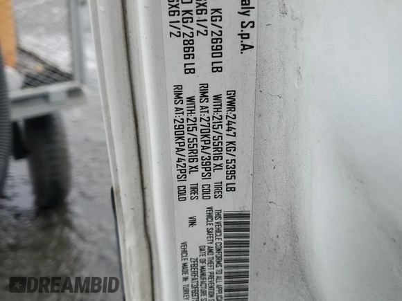 2015 Ram ProMaster City Cargo Tradesman with VIN ZFBERFAT3F6975544, listed as a Copart auction lot 49015635 with 190,163 mi miles and Clean Title. Bid and sale history available at carsss.com. Image 13.