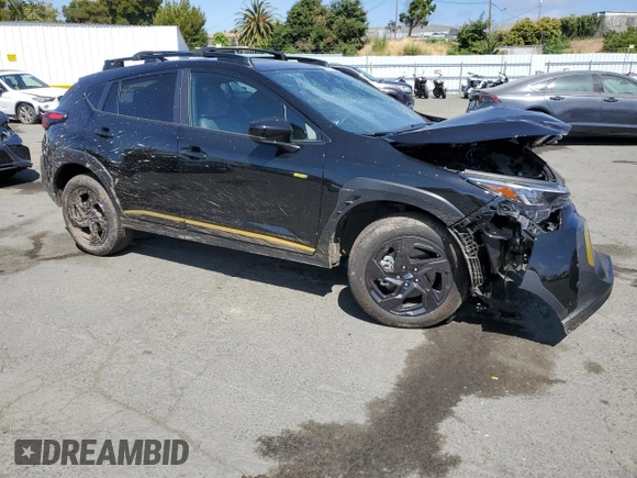 2024 Subaru Crosstrek Special Sports with VIN 4S4GUHF6XR3841151, listed as a Copart auction lot 60559975 with 6,671 mi miles and Salvage title. Bid and sale history available at DreamBid. Image 4.