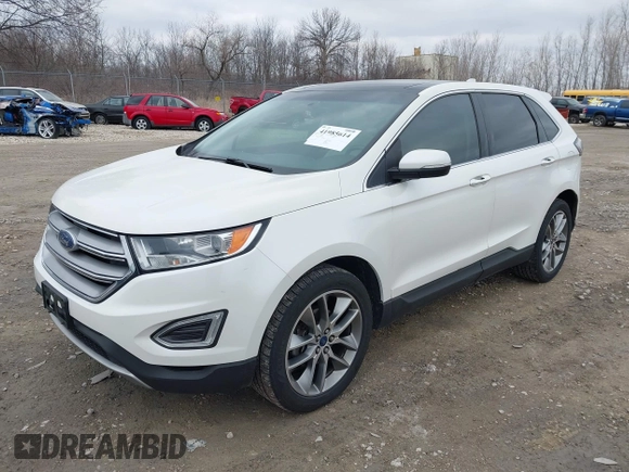 2016 Ford Edge Titanium with VIN 2FMPK3K92GBB86702, listed as a IAAI auction lot 41985614 with 171,722 mi miles. Bid and sale history available at carsss.com. Image 17.