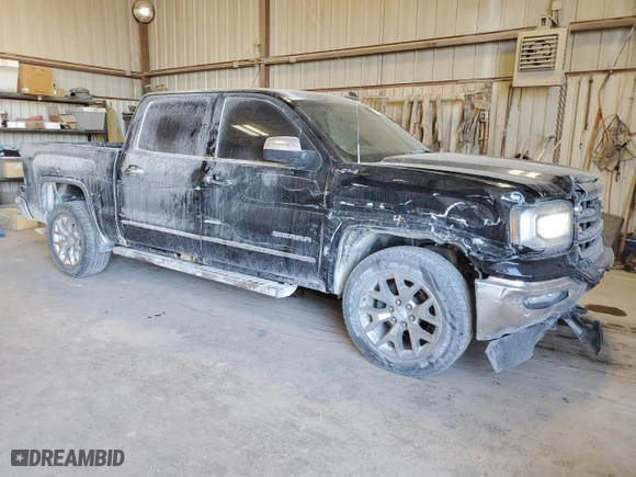 2018 GMC Sierra 1500 SLT with VIN 3GTU2NEJ9JG227498, listed as a Copart auction lot 42047155 with 180,738 mi miles and Salvage Title. Bid and sale history available at carsss.com. Image 4.