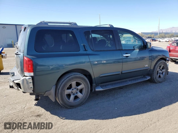 2005 Nissan Armada LE z VIN 5N1AA08A05N710696, wystawiony jako Copart lot #46854495 z przebiegiem 211 883 mil mil oraz Szkoda całkowita • Salvage title. Historia ofert i sprzedaży dostępna na DreamBid. Obrazek 3.