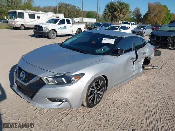 2018 Nissan Maxima SV with VIN 1N4AA6AP7JC360923, listed as a IAAI auction lot 41773909 with 66,733 mi miles. Bid and sale history available at carsss.com. Image 18.