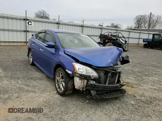 2015 Nissan Sentra S with VIN 3N1AB7AP2FY348161, listed as a Copart auction lot 48483665 with Not Provided miles and Salvage Title. Bid and sale history available at carsss.com. Image 11.
