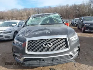 2018 Infiniti QX80 with VIN JN8AZ2NE0J9192869, listed as a IAAI auction lot 41434422 with 111,110 mi miles and . Bid and sale history available at DreamBid. Image 11.