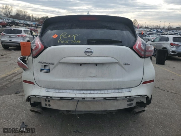 2018 Nissan Murano SL with VIN 5N1AZ2MG0JN196678, listed as a Copart auction lot 46130025 with 92,957 mi miles and Salvage Title. Bid and sale history available at carsss.com. Image 6.