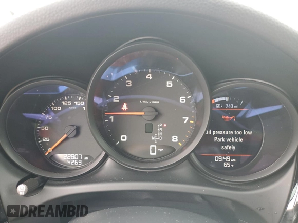 2020 Porsche Macan with VIN WP1AA2A59LLB10148, listed as a Copart auction lot 56995375 with 22,807 mi miles and Salvage title. Bid and sale history available at DreamBid. Image 9.