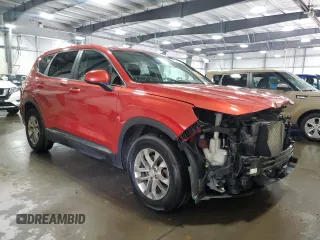 2019 Hyundai Santa Fe SE with VIN 5NMS2CAD8KH055076, listed as a Copart auction lot 52491615 with 121,494 mi miles and Salvage title. Bid and sale history available at DreamBid. Image 4.