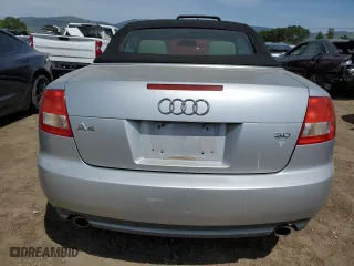 2003 Audi A4 3.0L with VIN WAUAT48H03K018355, listed as a Copart auction lot 53523405 with 104,271 mi miles and Clean Title. Bid and sale history available at carsss.com. Image 6.