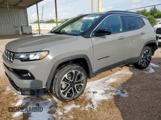 2023 Jeep Compass Limited z VIN 3C4NJDCN7PT522669, wystawiony jako Copart lot #58012955 z przebiegiem 25 061 mil mil oraz Szkoda całkowita • Salvage title. Historia ofert i sprzedaży dostępna na DreamBid. Obrazek 1.