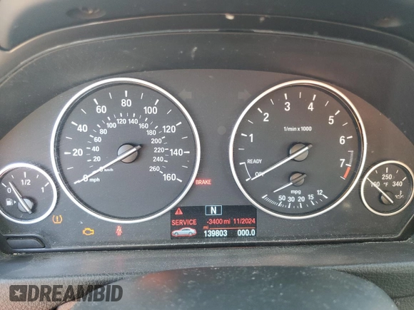 2015 BMW 3 Series 320i with VIN WBA3B1G50FNT03626, listed as a Copart auction lot 50405815 with 139,803 mi miles and Clean Title. Bid and sale history available at carsss.com. Image 9.