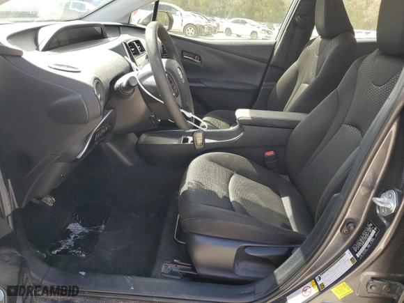 2020 Toyota Prius L Eco with VIN JTDKARFU7L3107327, listed as a Copart auction lot 48572665 with 97,328 mi miles and Salvage Title. Bid and sale history available at carsss.com. Image 7.