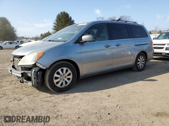 2010 Honda Odyssey EX-L with VIN 5FNRL3H69AB108144, listed as a Copart auction lot 54225615 with 56,609 mi miles and Salvage Title. Bid and sale history available at carsss.com. Image 1.