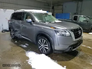 2023 Nissan Pathfinder Platinum with VIN 5N1DR3DJ1PC208078, listed as a Copart auction lot 42957895 with 40,105 mi miles and Salvage Title. Bid and sale history available at carsss.com. Image 15.
