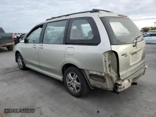 2005 Mazda MPV LX with VIN JM3LW28J350541157, listed as a Copart auction lot 78485524 with 213,554 mi miles and Salvage Title. Bid and sale history available at carsss.com. Image 2.