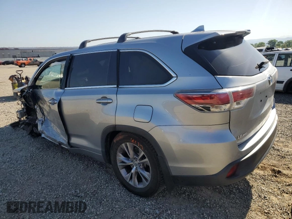 2014 Toyota Highlander LE z VIN 5TDBKRFHXES008602, wystawiony jako Copart lot #58779455 z przebiegiem 182 203 mil mil oraz Szkoda całkowita • Salvage title. Historia ofert i sprzedaży dostępna na DreamBid. Obrazek 2.