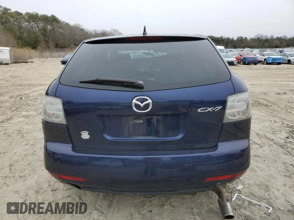 2011 Mazda CX-7 i Sport with VIN JM3ER2BM4B0366383, listed as a Copart auction lot 46000395 with 184,030 mi miles and Salvage Title. Bid and sale history available at carsss.com. Image 6.