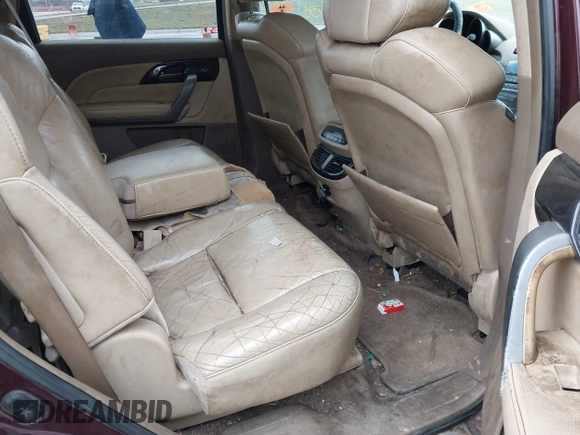 2009 Acura MDX Tech Pkg with VIN 2HNYD28649H532527, listed as a IAAI auction lot 41185878 with 1 mi miles. Bid and sale history available at carsss.com. Image 8.
