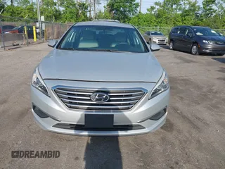 2017 Hyundai Sonata SE with VIN 5NPE24AF9HH502787, listed as a IAAI auction lot 42088941 with 123,511 mi miles. Bid and sale history available at carsss.com. Image 6.