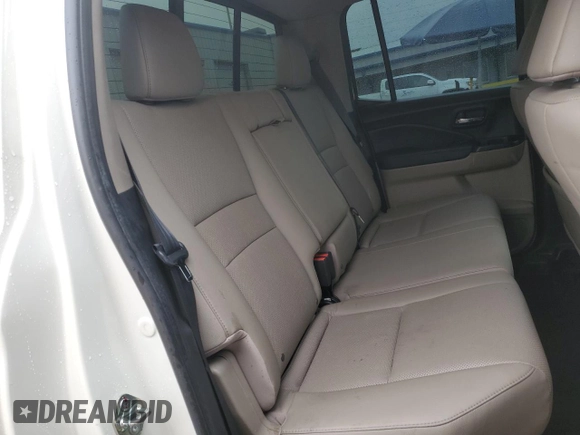 2019 Honda Ridgeline RTL-T with VIN 5FPYK2F61KB001996, listed as a Copart auction lot 45327165 with 57,018 mi miles and Salvage title. Bid and sale history available at DreamBid. Image 10.