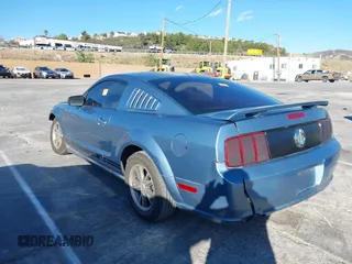 2005 Ford Mustang Deluxe with VIN 1ZVHT80N155109935, listed as a IAAI auction lot 41709205 with 150,015 mi miles and . Bid and sale history available at carsss.com. Image 3.