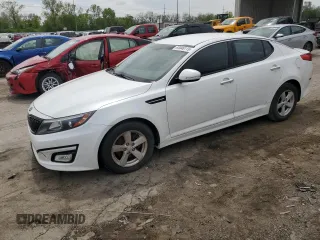 2014 Kia Optima LX z VIN KNAGM4A76E5453004, wystawiony jako Copart lot #55848115 z przebiegiem 151 427 mil mil oraz Czysty tytuł • Clean title. Historia ofert i sprzedaży dostępna na DreamBid. Obrazek 1.