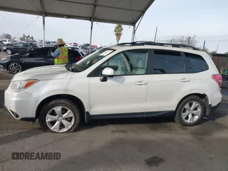 2015 Subaru Forester Premium with VIN JF2SJAFCXFH489984, listed as a IAAI auction lot 41082317 with 146,244 mi miles and . Bid and sale history available at DreamBid. Image 13.