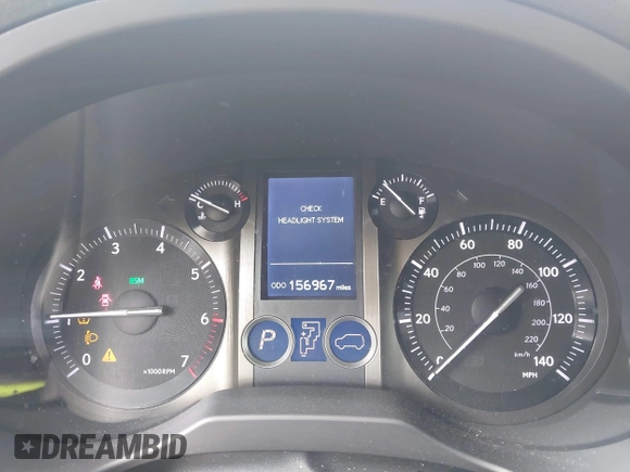 2015 Lexus GX 460 with VIN JTJBM7FX9F5094656, listed as a IAAI auction lot 42649277 with 156,967 mi miles and . Bid and sale history available at DreamBid. Image 7.
