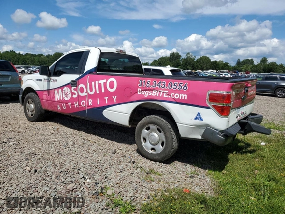 2009 Ford F-150 XL with VIN 1FTPF12V49KB76109, listed as a Copart auction lot 63595754 with 160,579 mi miles and Salvage Title. Bid and sale history available at carsss.com. Image 2.