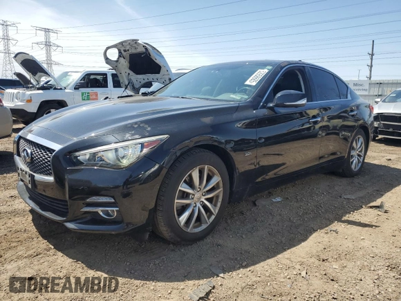 2017 Infiniti Q50 Premium с VIN JN1EV7AR5HM840909, выставлен на аукционе Copart как лот 52958685 с пробегом 72 164 миль миль и Списание • Salvage title. История ставок и продаж доступна на DreamBid. Изображение 1.