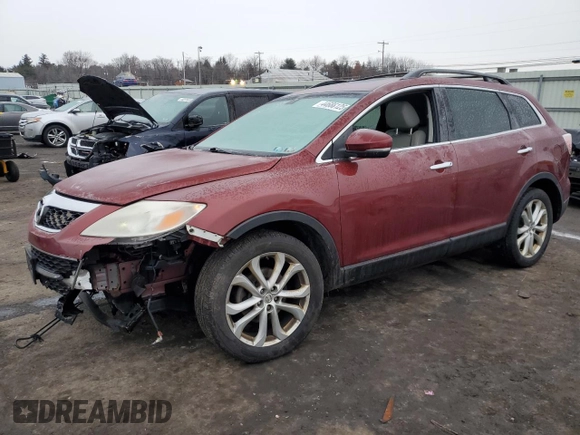 2012 Mazda CX-9 Grand Touring with VIN JM3TB3DV3C0355092, listed as a Copart auction lot 44688125 with 150,381 mi miles and Salvage Title. Bid and sale history available at carsss.com. Image 1.