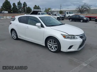 2015 Lexus CT 200h Hybrid with VIN JTHKD5BH7F2224522, listed as a IAAI auction lot 41870287 with 287,734 mi miles. Bid and sale history available at carsss.com. Image 1.