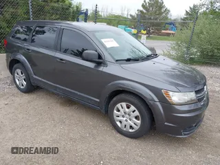 2015 Dodge Journey American Value z VIN 3C4PDCAB6FT669891, wystawiony jako IAAI lot #42291302 z przebiegiem 133 301 mil mil oraz . Historia ofert i sprzedaży dostępna na DreamBid. Obrazek 1.