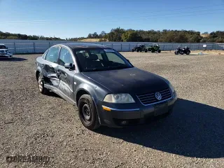 2003 Volkswagen Passat GLS with VIN WVWPD63B63P255430, listed as a Copart auction lot 79316104 with 185,037 mi miles and Salvage Title. Bid and sale history available at carsss.com. Image 11.