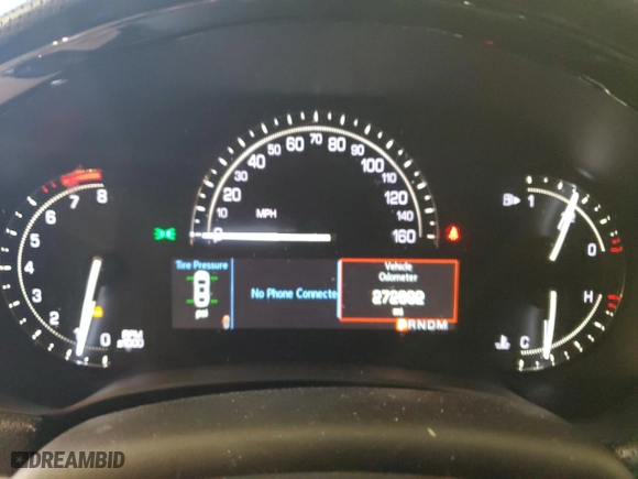 2018 Cadillac XTS Livery Package with VIN 2G61U5S32J9153440, listed as a Copart auction lot 87922845 with 272,892 mi miles and Salvage Title. Bid and sale history available at carsss.com. Image 9.