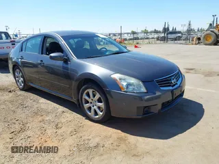 2007 Nissan Maxima SE with VIN 1N4BA41E37C832972, listed as a IAAI auction lot 42739254 with 128,163 mi miles and . Bid and sale history available at DreamBid. Image 1.