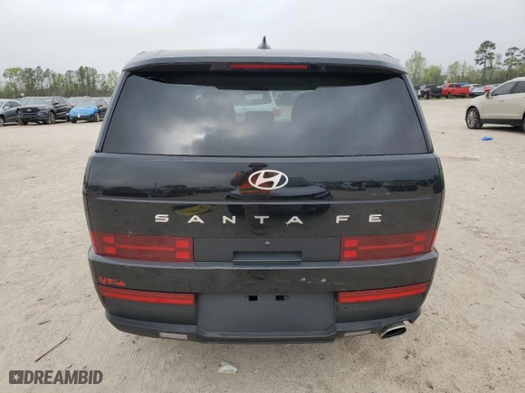 2024 Hyundai Santa Fe SE with VIN 5NMP14GL5RH055401, listed as a Copart auction lot 50745025 with 7,694 mi miles and Salvage Title. Bid and sale history available at carsss.com. Image 6.