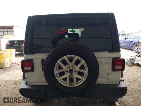 2023 Jeep Wrangler Sport S with VIN 1C4HJXDG8PW620005, listed as a IAAI auction lot 42117455 with 25,725 mi miles and . Bid and sale history available at DreamBid. Image 16.