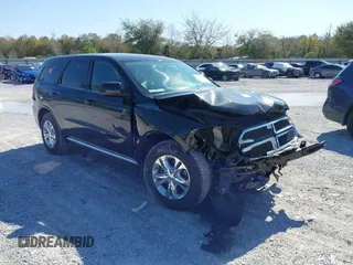 2013 Dodge Durango SXT with VIN 1C4RDJAG2DC617983, listed as a IAAI auction lot 41805992 with 210,560 mi miles. Bid and sale history available at carsss.com. Image 1.